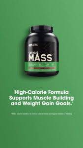 Optimum Nutrition Serious Mass Protein Gainer Muscle Building & Weight Gain 6lbs / 12lbs