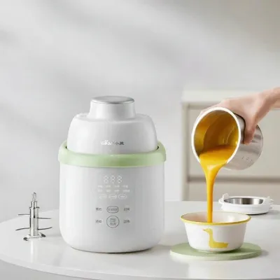 Bear | Máy Làm Thực Phẩm Cho Bé Bằng Thép Nhỏ
