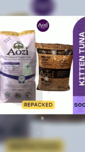 1kg Aozi Pure Natural Organic Kitten Dry Food High Protein Pet Healthy Growth Kitten Dry Cat Food