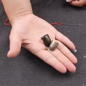 Dụng Cụ Bảo Vệ Ngón Tay May Vá Chất Liệu Đồng Thau Phụ Kiện Làm Đồ Da Túi Xách Bóp Ví Thủ Công Handmade DIY