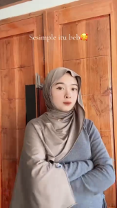 Pashmina Kaos Jersey Meleyot || Kerudung Pashmina Kaos Spandek Jersey