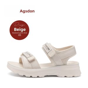 Agsdon | Summer Sandals With Skirt Matching Magic Tape Slip Resistant