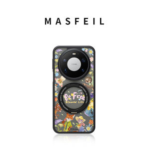 MASFEIL | Vườn thú hoa phù hợp cho ốp điện thoại di động Huawei mate80pro Pura90pro điểm tựa từ tính mate60 khung Fo5 trọn gói mt70por+p70