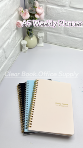 A5 Weekly Planner Schedule Notebook Metal Coil Notebook 52 Sheets To Do List Notepad School Supply