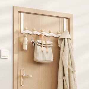 Door Hook Clothes Belt Scarf Bag Hook No Punch No Installation Row Hook