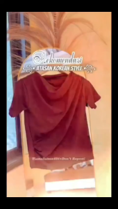 NU TOP | Atasan Knit Wanita Korean Top Baju Knit Wanita Lengan Pendek Basic Short Sleeve