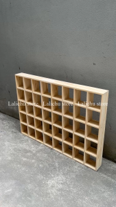 Kệ Gỗ Ô Vuông Trưng Bày Ly Tách Kệ Decor Để Cốc Chén Gốm Sứ Trang Trí Quán Cafe