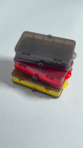 Double Sided Bait Box Fishing Hook Fake Bait Soft Bait Silicone Storage Box Accessories Box Lure Box Fishing Gear Box