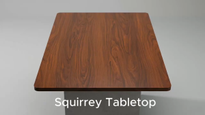 Squirrey Electric Standing Desk Tabletop (140x70cm 18mm)  Engineered Wood  4 Color Options