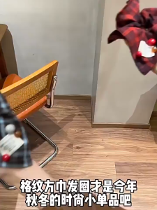 【VanHariacc】Big Square Scrunchie แฟชั่นเกาหลีสวยเรียบง่ายอเนกประสงค์ขนาดใหญ่ Square Hair Tie เครื่องประดับผม