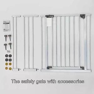 Baby Safety Gate Auto Lock Door Premium Staircase Security Fence Extended Corridor | Pagar Keselamatan Bayi | 婴儿安全围栏