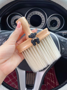 Gỗ Thật Nội Thất Ô Tô Loại Bỏ Bụi Bàn Chải Dụng Cụ Vệ Sinh Điều Hòa Ổ Cắm Bàn Chải Xe Khoảng Cách Hút Bụi Bàn Chải