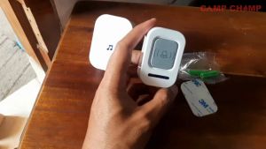 FAST DELIVERY KERUI Bell Pintu Rumah Wireless Tanpa Kabel Jarak Jauh Waterproof 60 Nada 1 Receiver