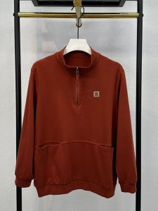 Loose Fit Zipper Closure Long Sleeve Pure Cotton Hoodie for Mom Autumn Fashionable T-Shirt Style Top for Middle-Aged Women