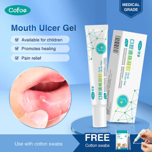 Cofoe y tế Miệng loét Gel miệng kháng khuẩn Kem viêm miệng Relief đau & kích thích Miệng loét & tai ương lở loét Gel