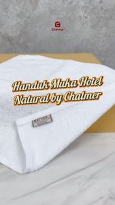 Handuk Tangan Hotel Natural by Chalmer 30 x 30 cm Seri Handuk Hotel