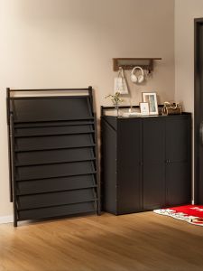 ZHUSHANXIA | Folding Free-standing Storage Cabinet