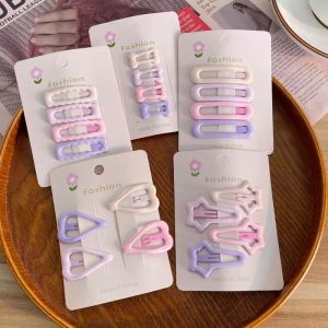 กิ๊บติดผมรูปดาวสีชมพูสำหรับเด็ก กิ๊บติดผมหน้าม้าของเด็กผู้หญิงไม่ทำร้ายผมของเธอ กิ๊บติดผมด้านข้างของเด็กผู้หญิง กิ๊บติดผม bb ของทารก