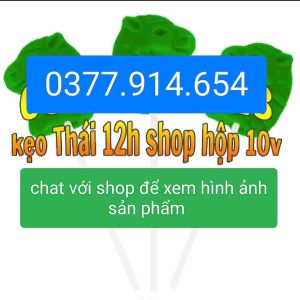 2 HỘP KẸO NGẬM THÁI 10V/1H( NHẬN HÀNG GIỐNG VIDEO)