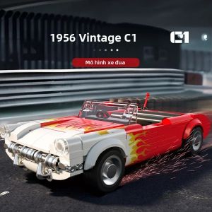 Bộ Xếp Hình Xe Mui Trần Cổ Điển C1 249 Chi Tiết Mô Hình Xe Lửa Cổ Điển Đồ Chơi Xếp Hình Giáo Dục Tự Làm Quà Tặng Cho Trẻ Em Trưng Bày Trên Bàn Làm Việc