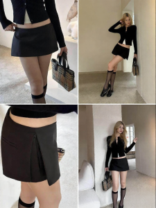 audwyn | Versatile American Retro A-line Short Skirt