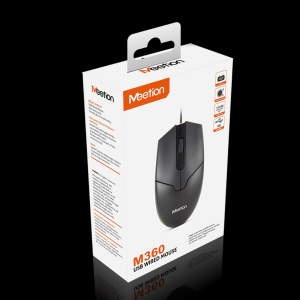 Meetion M360 USB Wired Mouse Mouse Laptop Murah Plug & Play 1000 DPI Mouse Office Ergonomic Optical
