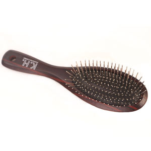Premium Wood Comb Steel Tooth Airbag Comb Hair Care Anti-Static Massage Tool Long Lasting Personal Hygiene Accessory