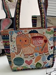 Large Capacity Canvas Handbag Classic Retro Style Commuting Bag New Fashion Big Bag Shopping Bag Travel Bag 20 Styles