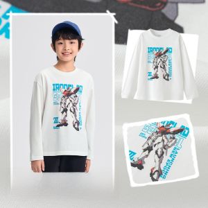 Boys Short Sleeve T-Shirt Quick Dry Pure Cotton Base Layer Shirt Summer Wear New Style Childrens Clothing Barabara