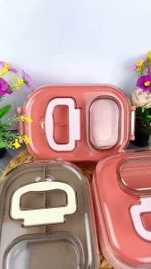 Eatkit Lunch Box Set Anti Tumpah 3in1 Set Kotak Makan Bekal Makan Siang Lucu Aesthetic Food Grade