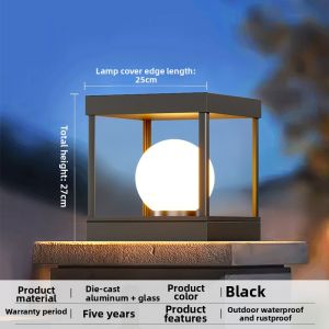 GUAIJUE | Solar Waterproof Post Top Light