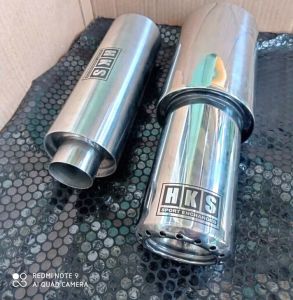 knalpot hks gronel resonator plus Muffler