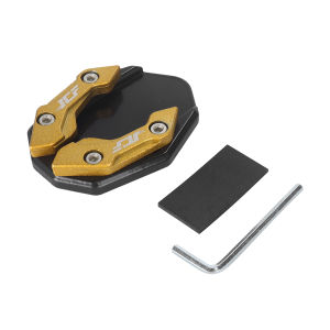JNYD Motorcycle Side Stand Cover Aluminum Alloy Motorcycle Stands Pad Universal Bicycle Foot Extension Kickstand Accessories