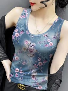 Áo Vest Lụa Băng Mùa Hè Mới Áo Thun Không Tay Thoáng Khí Thời Trang Nữ Áo Lót Bên Trong Áo Khoác Ngoài Thường Ngày Áo Vest