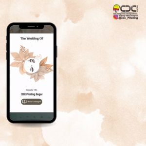 UNDANGAN PERNIKAHAN DIGITAL WEBSITE CANTIK ELEGAN DAN UNIK