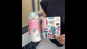 PREMIUM TUMBLER TERMOS BOTOL MINUM SEDOTAN 500 ML XCRJ DENGAN SEDOTAN DAN HANDLE VACUUM CUP INSULATED BOTTLE HOT & COOL STAINLESS STEEL 316 / COFFEE TUMBLER / TERMOS TAHAN PANAS & DINGIN