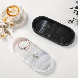 1Pc Oval Bathroom Tray Silicone Bathroom Tray Decorative Storage Tray Toiletries Storage Tray Jewelry Storage Tray Jewe