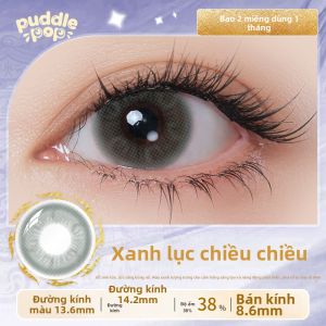 Mắt Kính Kontakt Màu Dưỡng Ẩm Thiên Nhiên Hàng Tháng 2 Cái