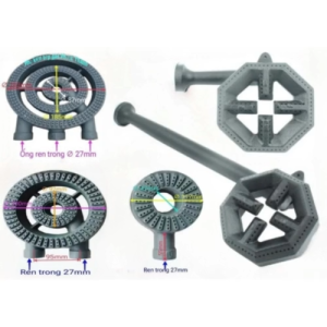 Họng bếp gas công nghiệp / Ống điếu bếp gas âu