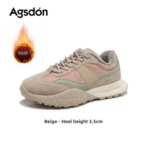 Agsdon | Insulated Thick Sole Winter Training Shoes