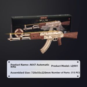 ROKR | Creative Wooden DIY AK47 Model Toy