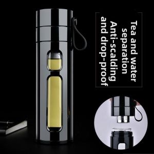 ZHENTAIYUAN | Durable Insulated Double Layer Tea Infuser Glass Cup
