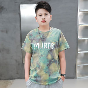 Áo Thun Cotton Tay Ngắn Cỡ Lớn Cho Bé Trai Trẻ Em Thường Ngày Mùa Hè in Họa Tiết Hoạt Hình Thấm Hút Mồ Hôi