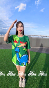 SC Sports เสื้อพิมลาย เสื้อกีฬา ลายขนม ไดโนพาร์ค งานจริงสวย คมชัดสีสดใส น่าใส่ งานหนานุ่มลื่นใส่สบาย