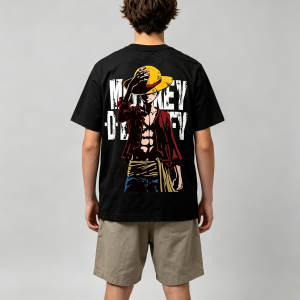 Hot Toys | Monkey D. Luffy Summer Japanese Anime Autumn Casual Men Women Tee Adults Children Boy Gril Top Kids Parent Child Cotton Tshirt