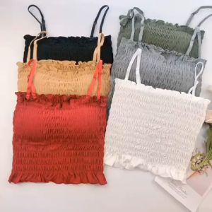 สำรวจคุณค่าของเสื้อสายเดี่ยว S005 กับฟองน้ำสม๊อคทั้งตัว สายปรับได้ ถูกตั้งตัวแปรของเสื้อที่มีคุณภาพสูง