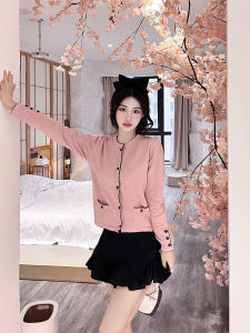 Blue Vintage High Waist Pleated Mini Skirt Womens Black Slimming Half-length A-Line Skirt Summer Fashion Elegant Style