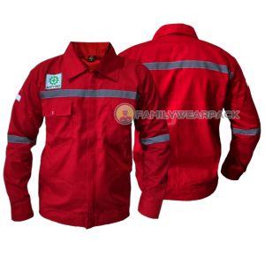 Seragam Kerja Safety Proyek Tambang/ Pakaian Safety/ Baju Kerja Pria/ Wearpack Atasan/ Kemeja Safety