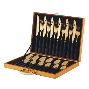 Stainless Steel Tableware Set 24 Pieces