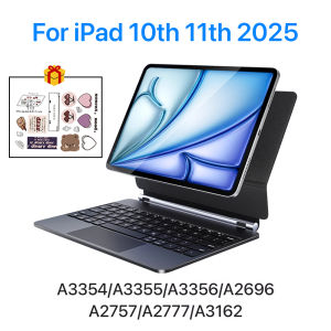 Magnetic Floating Keyboard Case Backlit Trackpad For iPad 11th A16 10th Air 4 5 6 Pro 11 13 M4 12.9 Slim Office Protective Cover